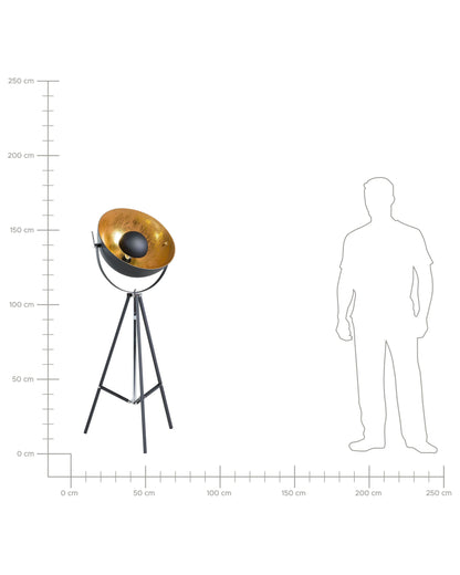  Floor Lamp THAMES Metal Gold