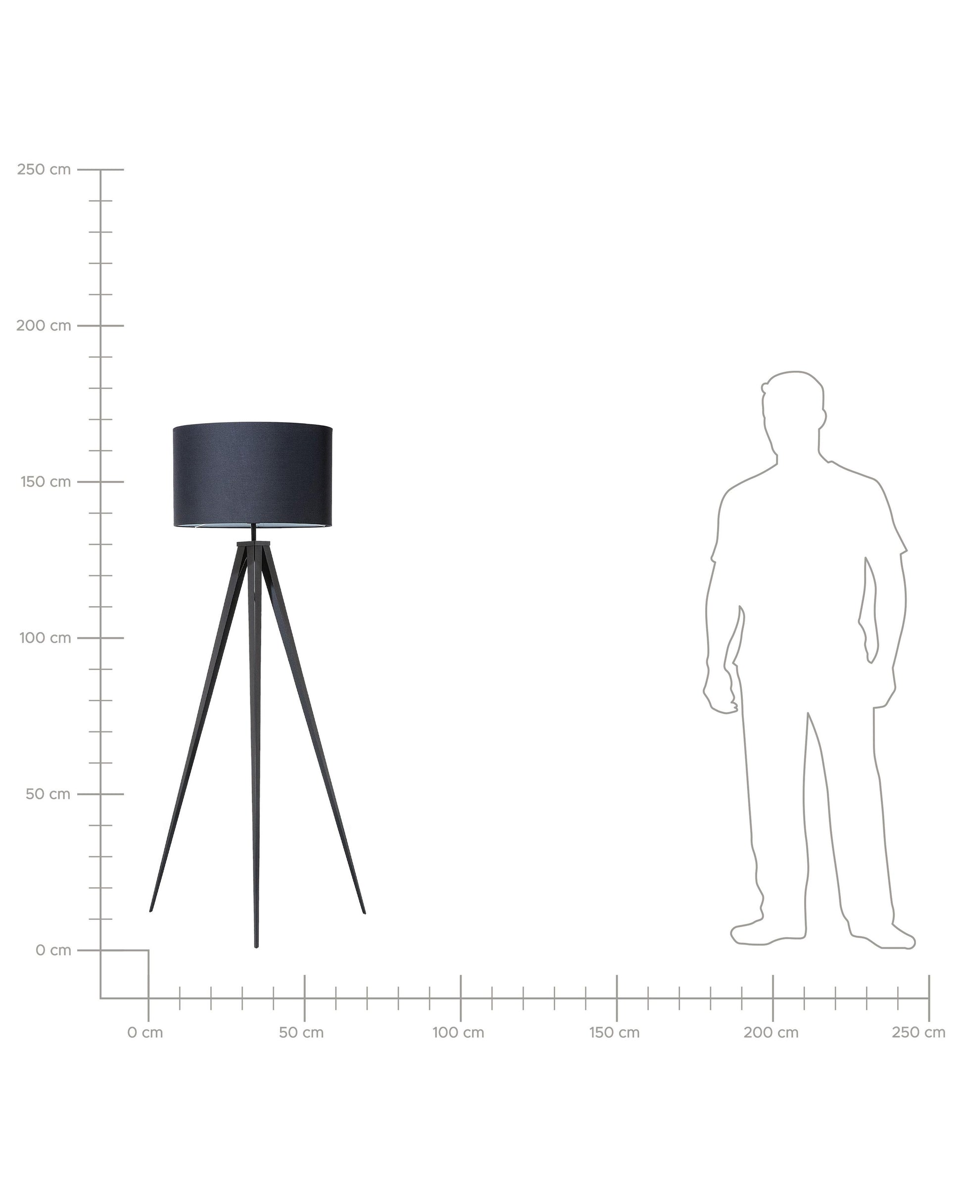  Floor Lamp STILETTO Metal Black