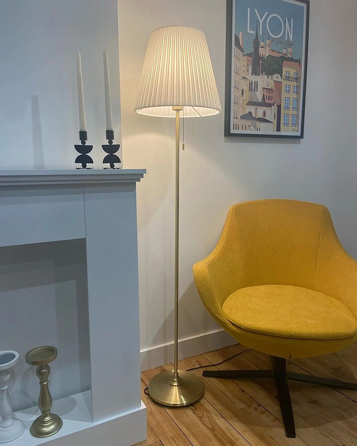  Floor Lamp TORYSA Metal Brass