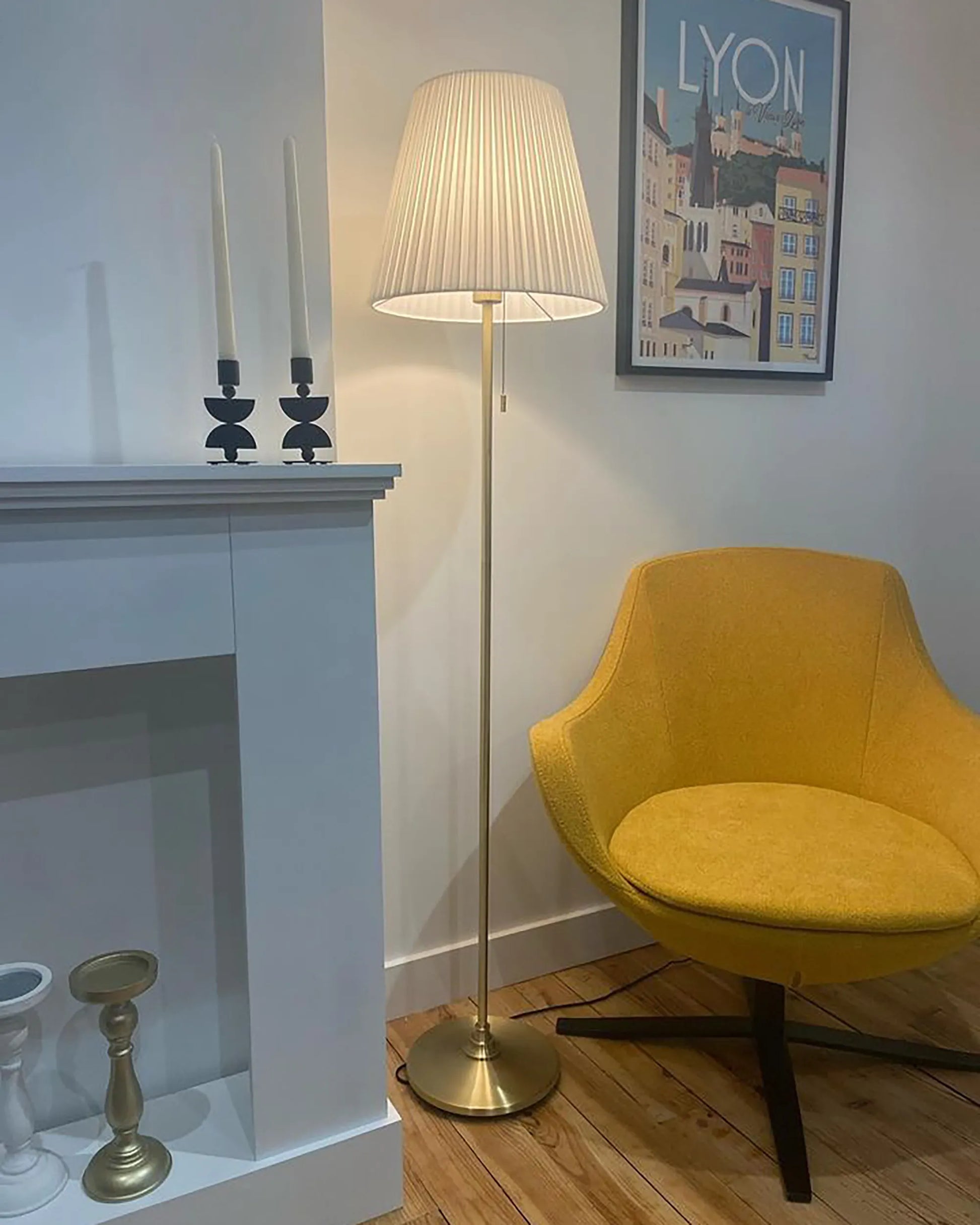  Floor Lamp TORYSA Metal Brass
