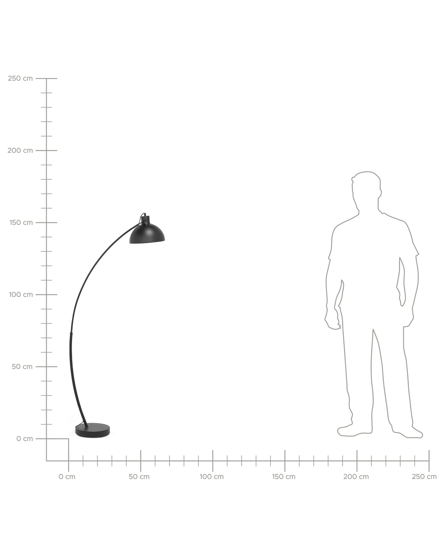  Floor Lamp DINTEL Metal Black