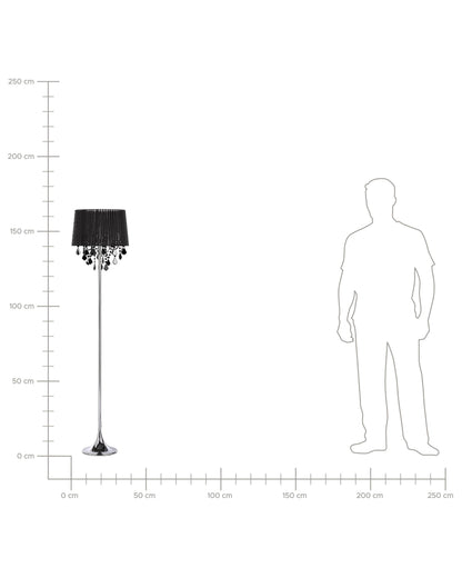  Floor Lamp EVANS Metal Black