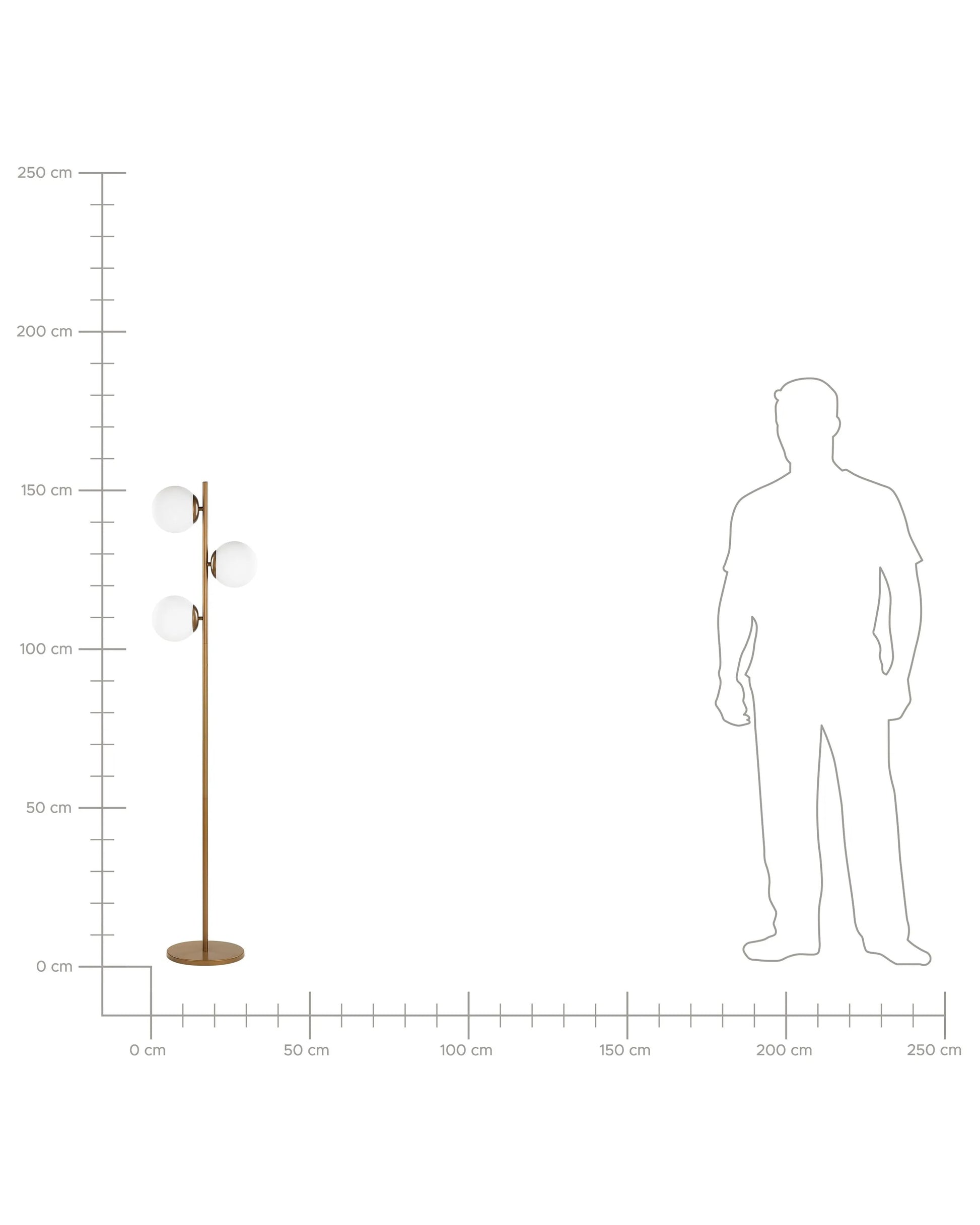  Floor Lamp WADI Metal Gold