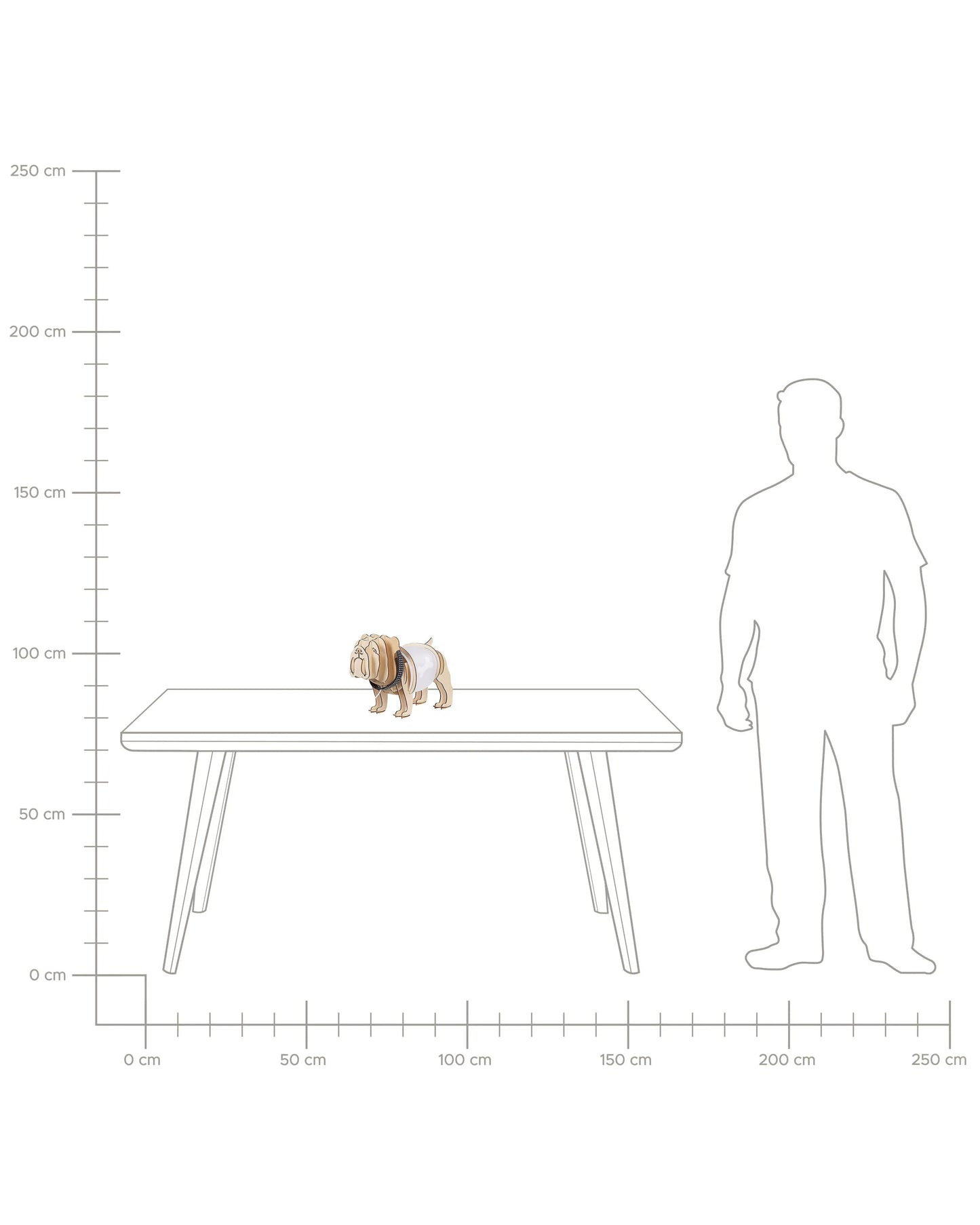 Table Lamp Dog DOUCE Light Brown