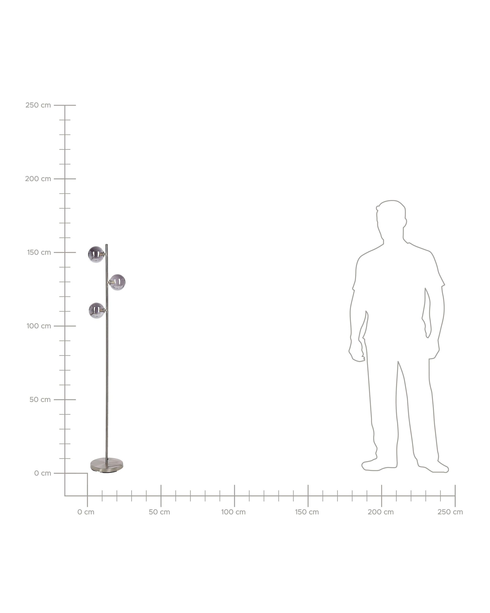  Floor Lamp RAMIS Metal Silver