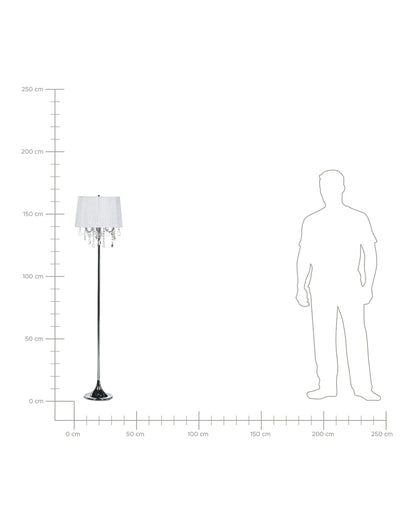  Floor Lamp EVANS Metal White