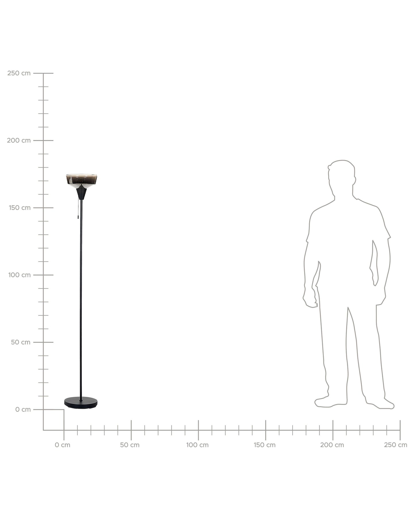  Floor Lamp TALPARO Metal Silver