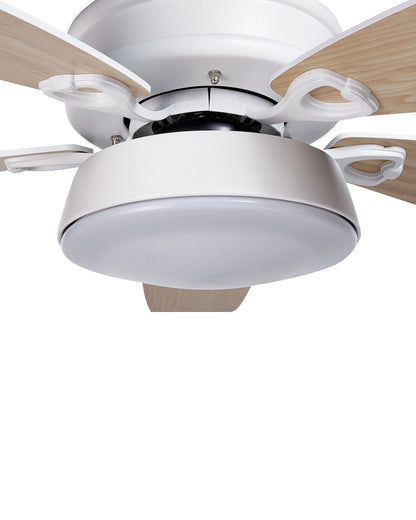  Ceiling Fan With Light LOGAN With Remote LED White