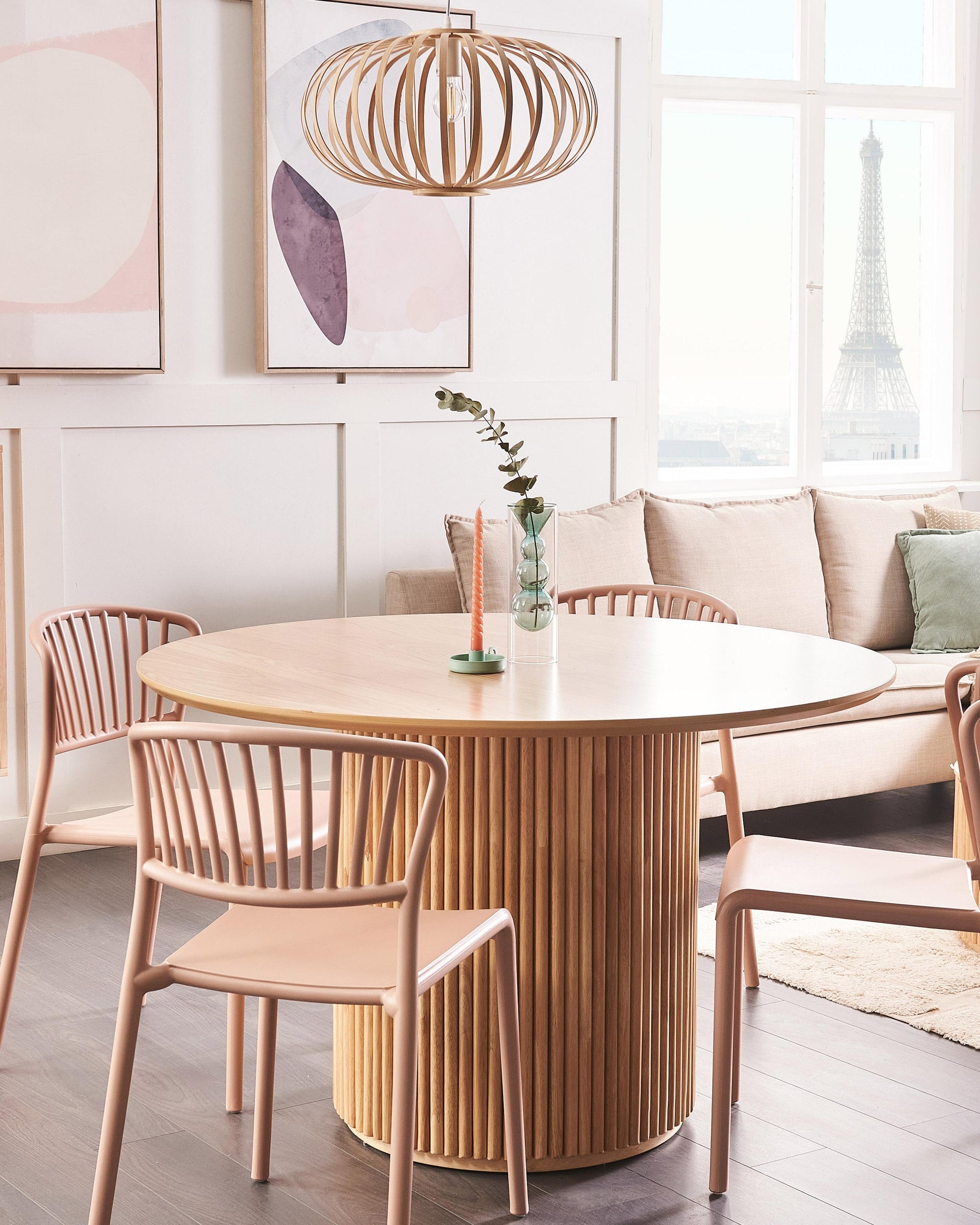  Pendant Lamp HAVEL Bamboo Wood Light Brown