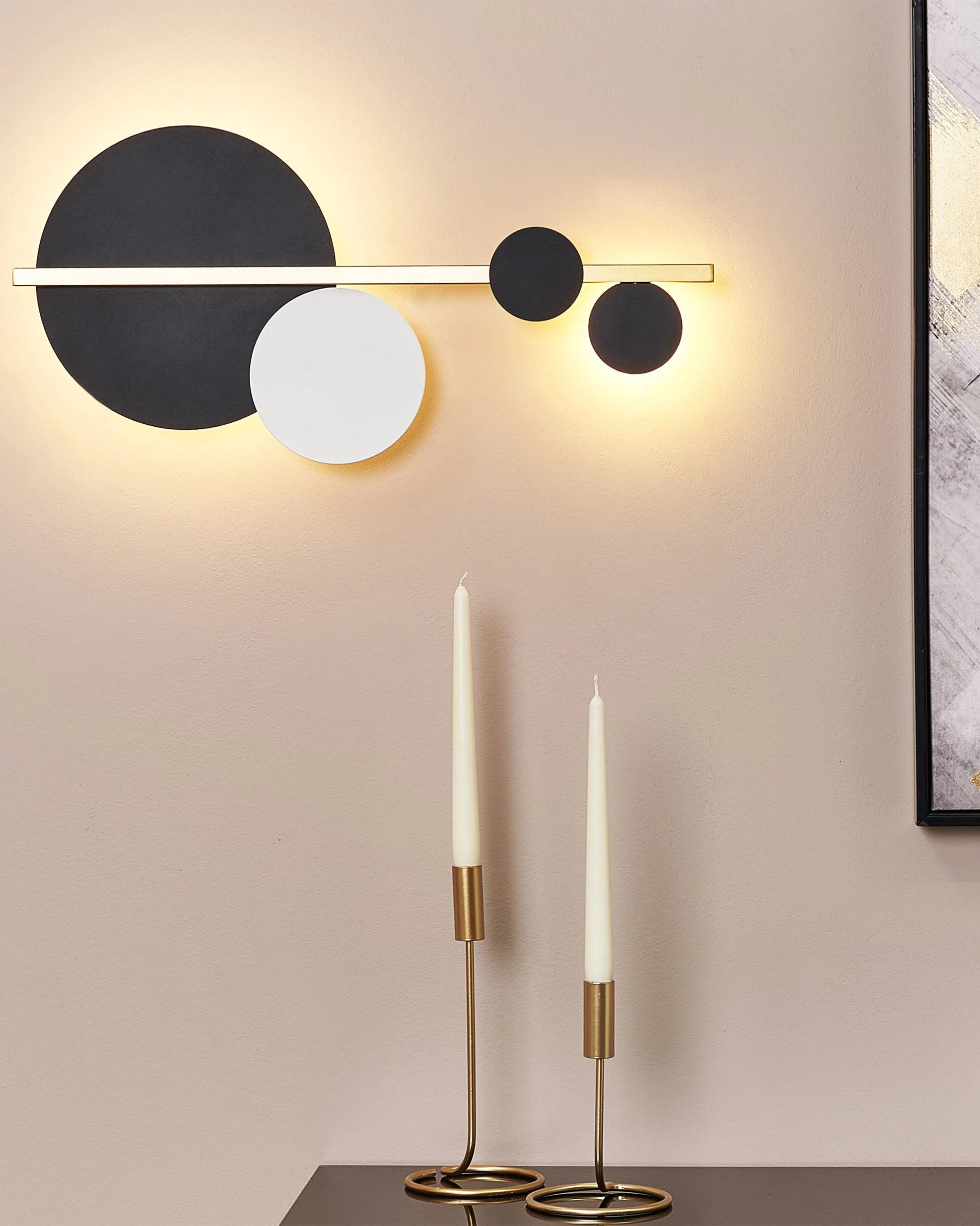  LED Wall Lamp PARITA Metal Black