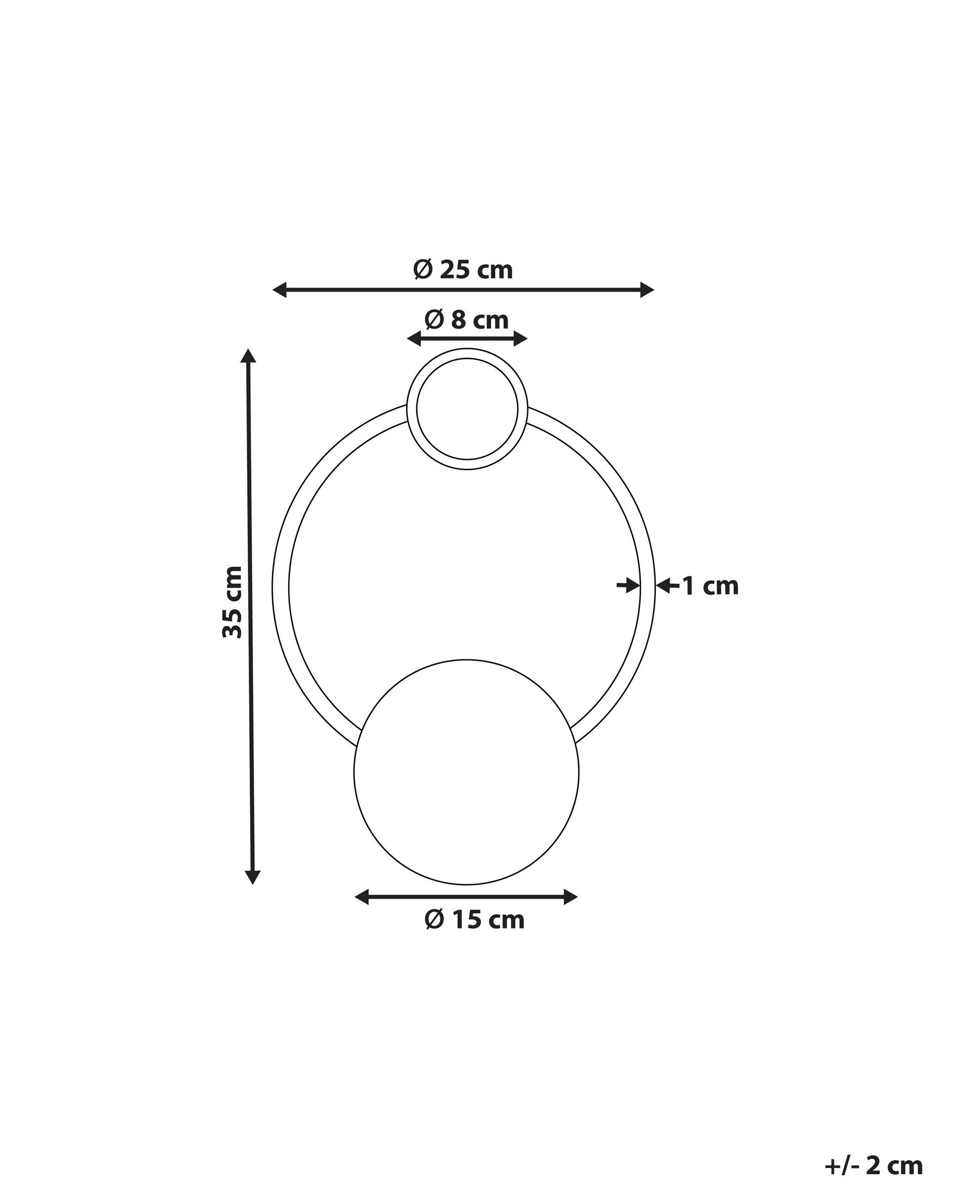  LED Wall Lamp PONUGA Metal Gold