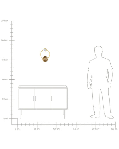  LED Wall Lamp PONUGA Metal Gold