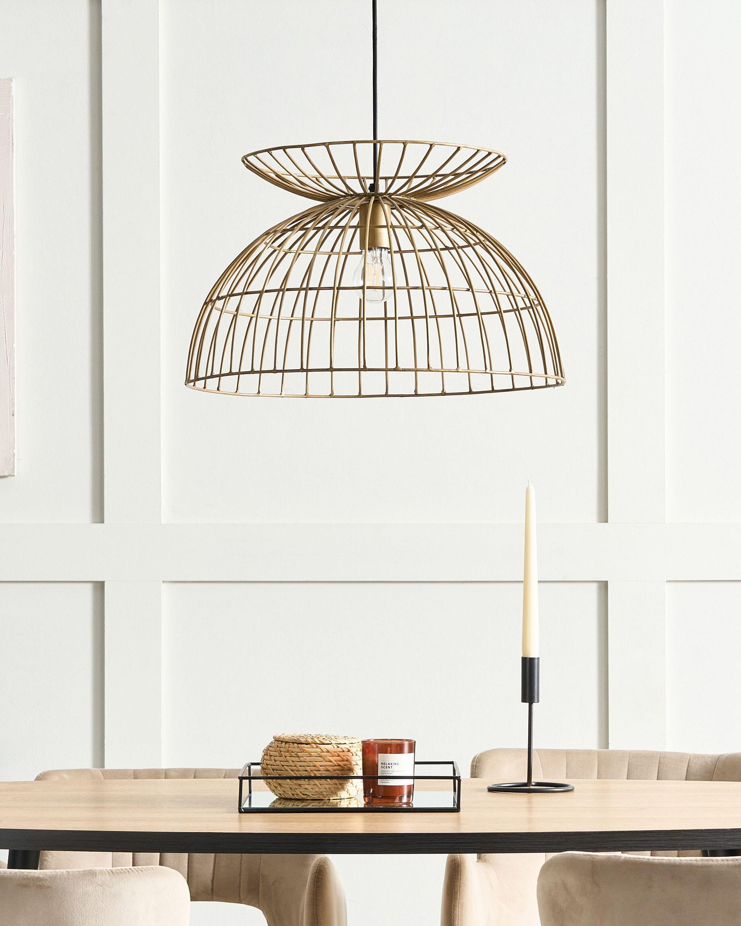  Pendant Lamp MAHANADI Metal Brass