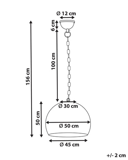  Pendant Lamp HARANGI Metal Brass