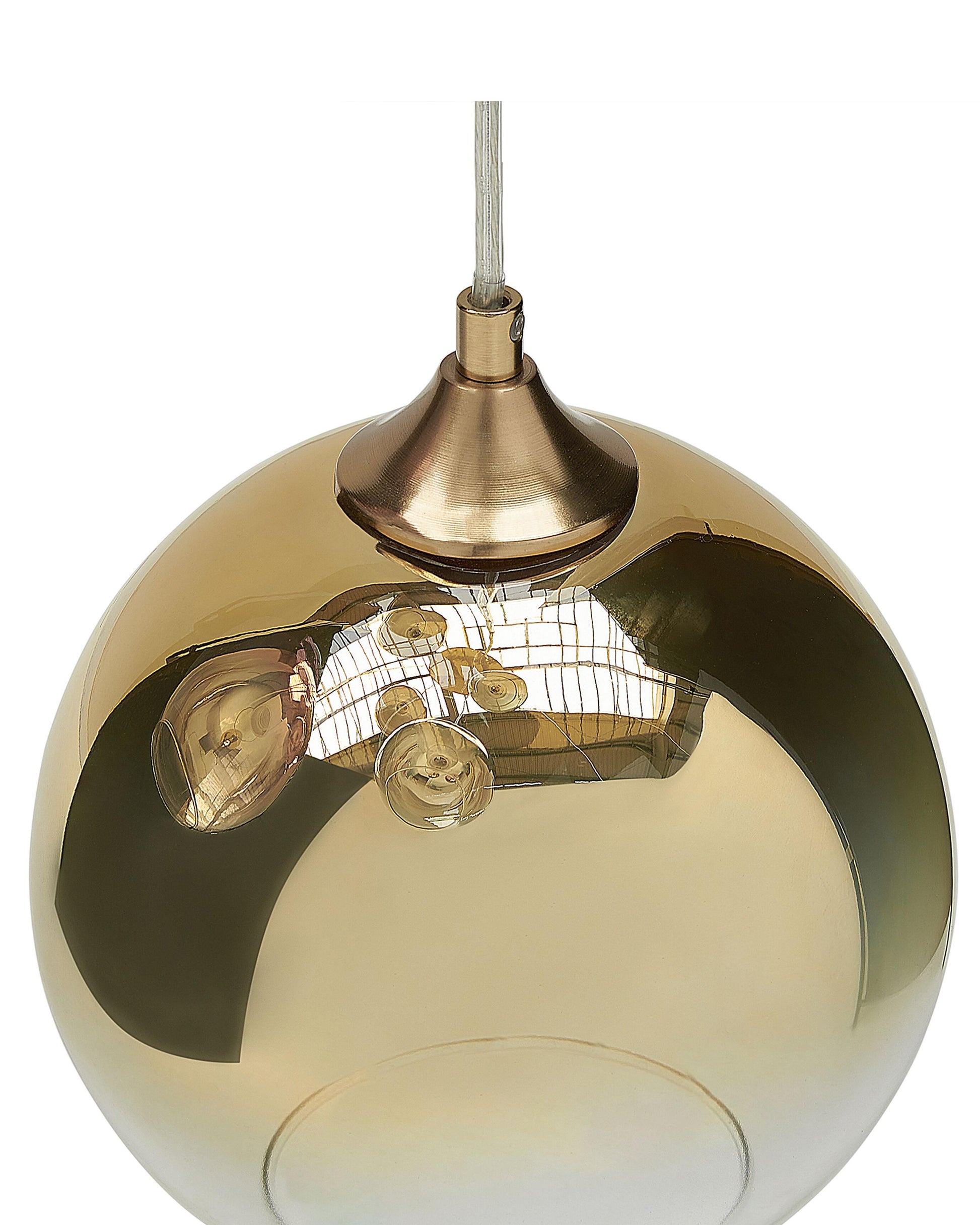  Pendant Lamp TOOMA Glass Brass