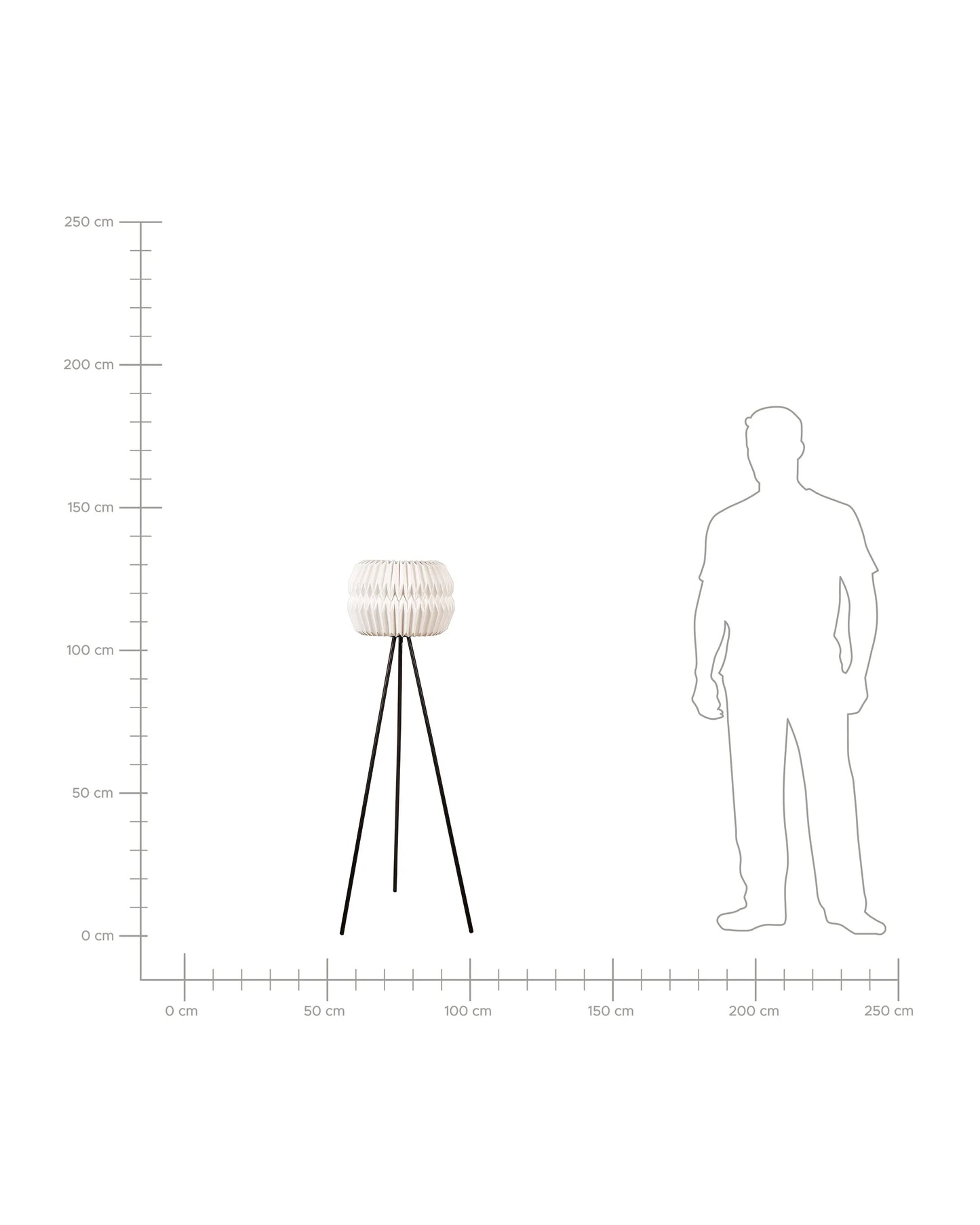  Floor Lamp HUNTER White
