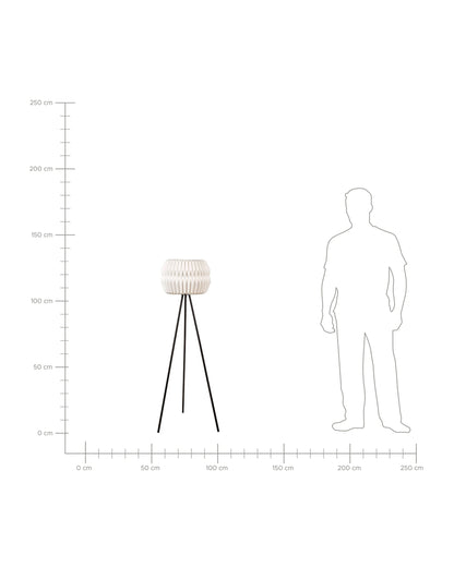  Floor Lamp HUNTER White
