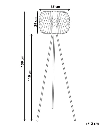  Floor Lamp HUNTER White