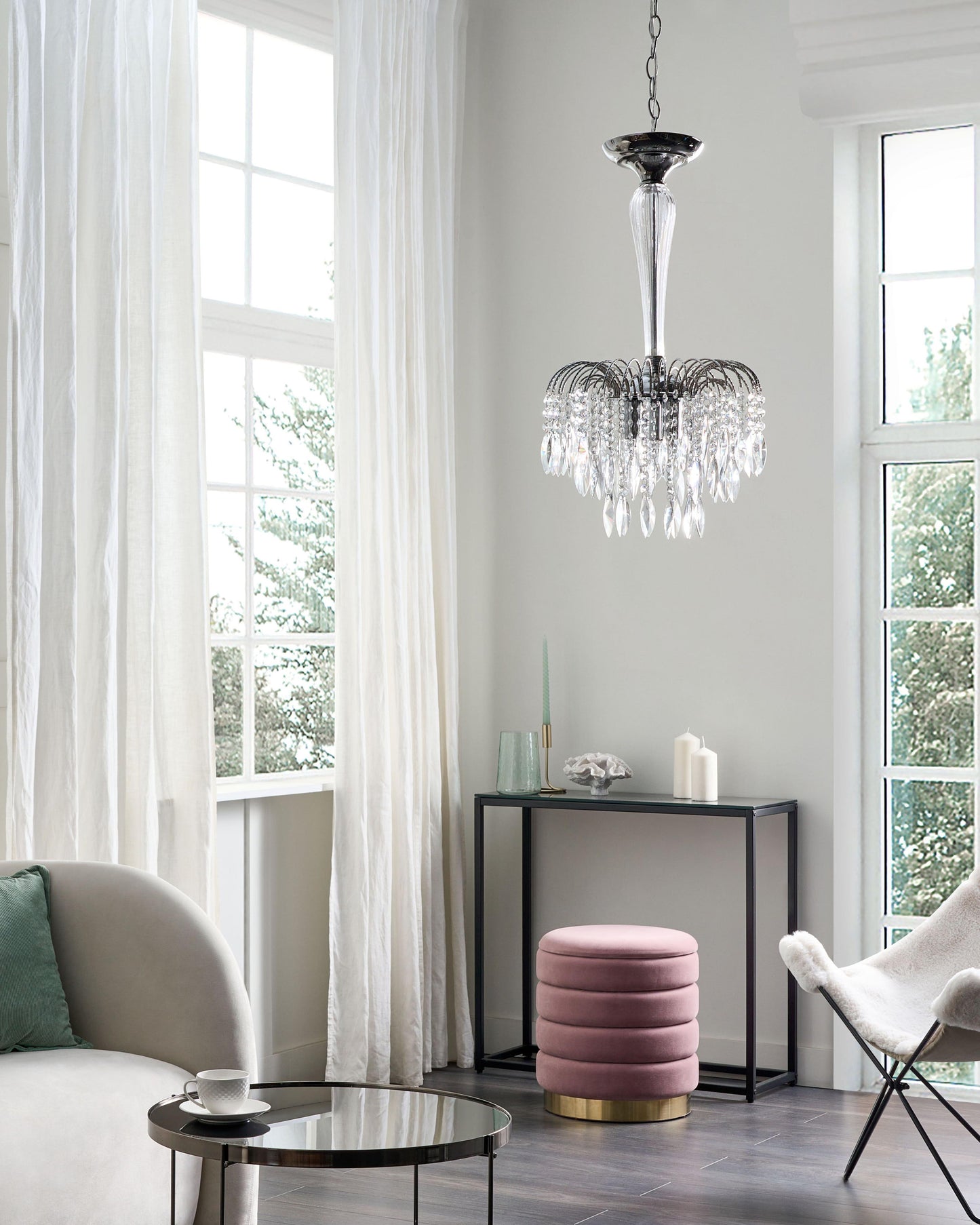  Chandelier ORARA Metal Silver