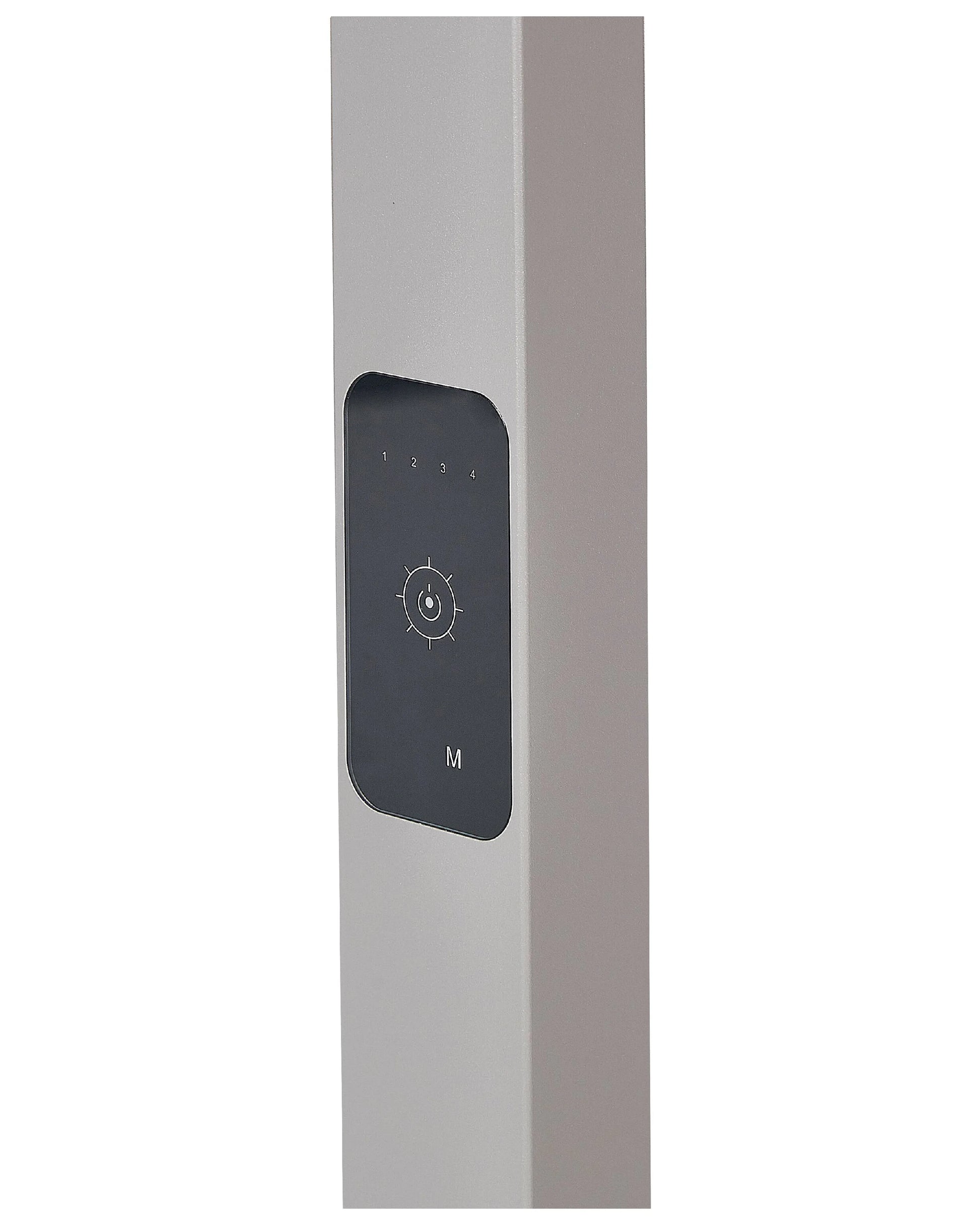  LED Floor Lamp ORION With Motion Sensor Metal Silver