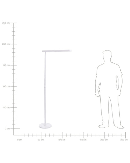 LED Floor Lamp PERSEUS Metal White