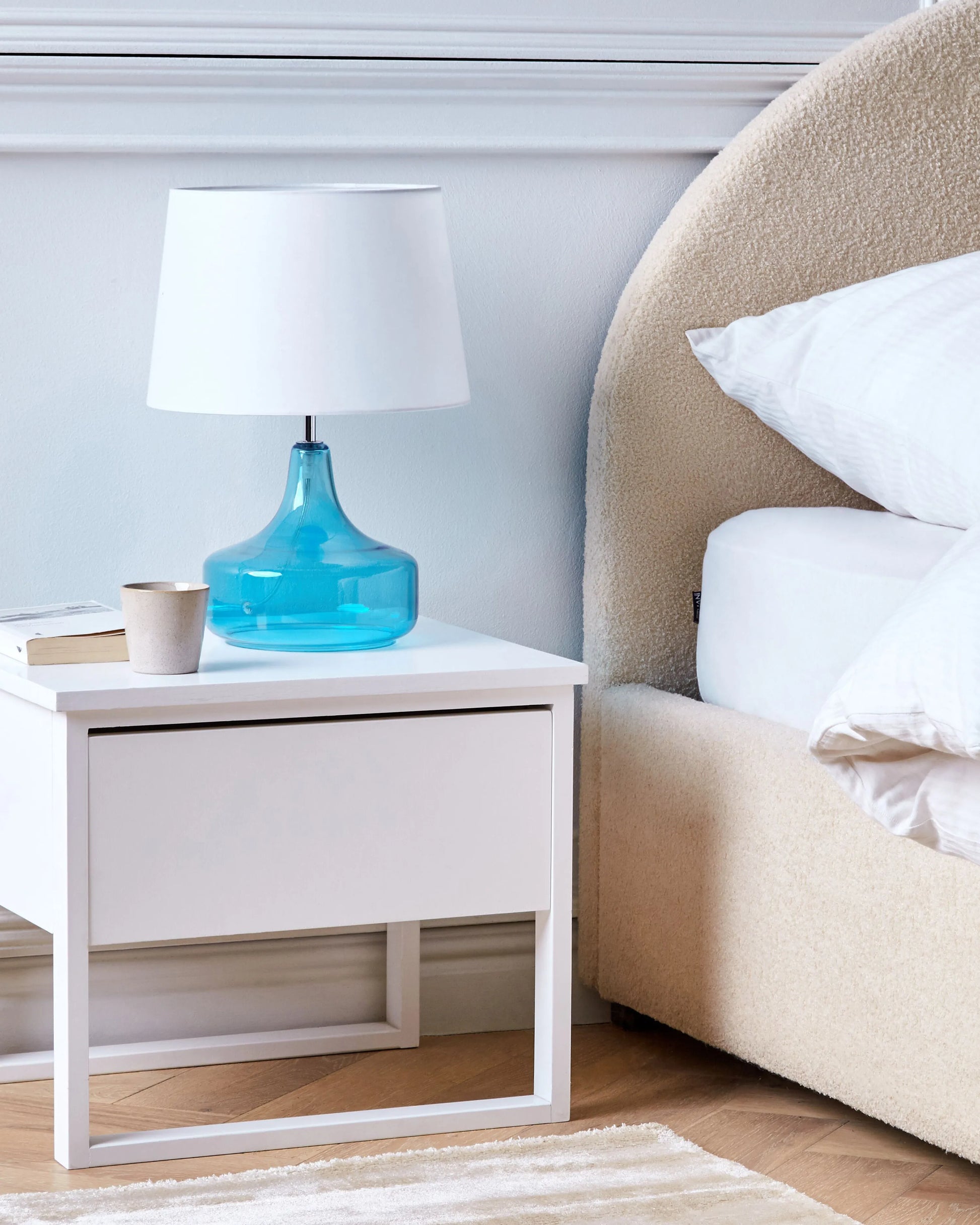  Table Lamp ERZEN Glass Blue