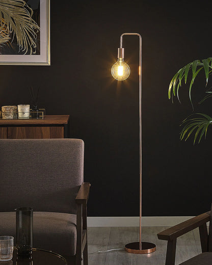  Floor Lamp SAVENA Metal Copper