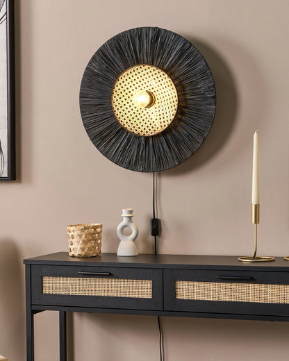  Wall Lamp YAAPI Paper Black