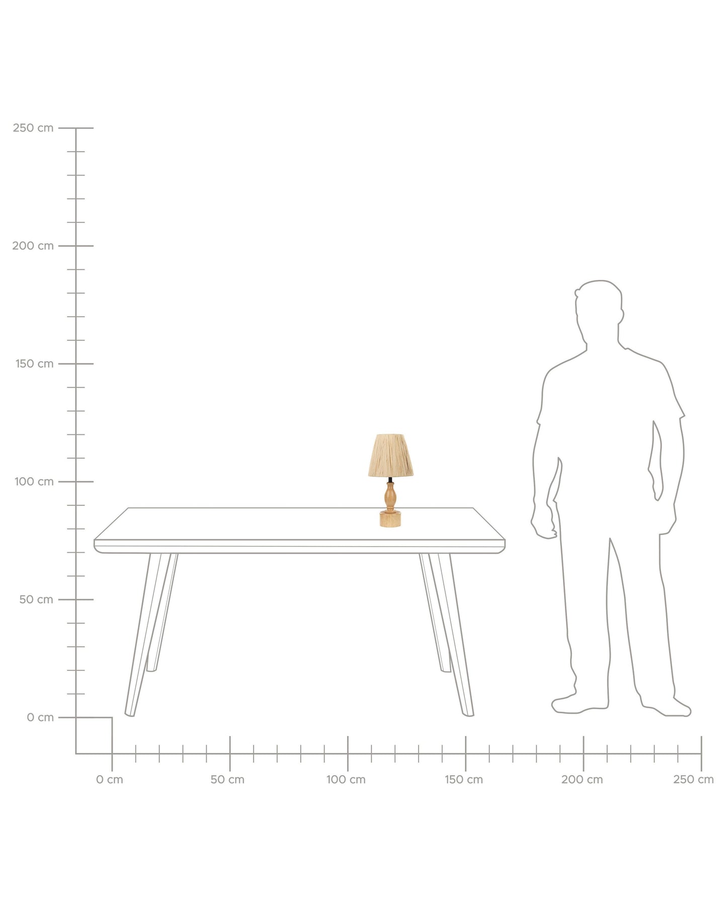  Table Lamp MORONA Oak Wood Natural