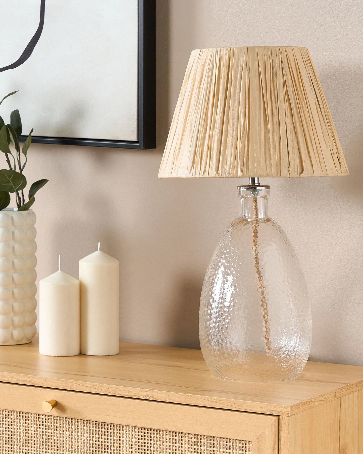  Table Lamp BLANCO Glass Natural