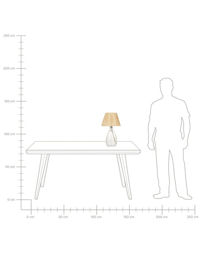  Table Lamp BLANCO Glass Natural