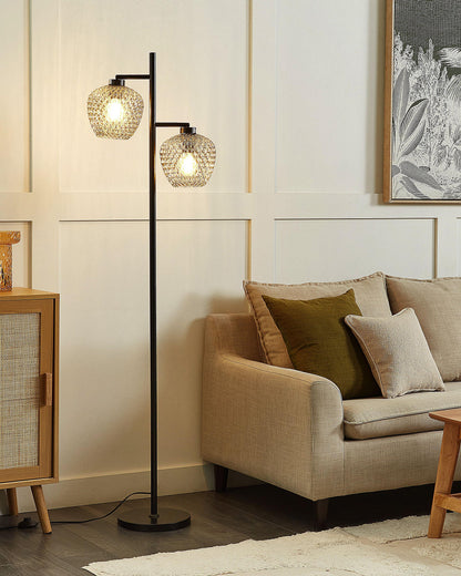  Floor Lamp SHERRY Metal Black