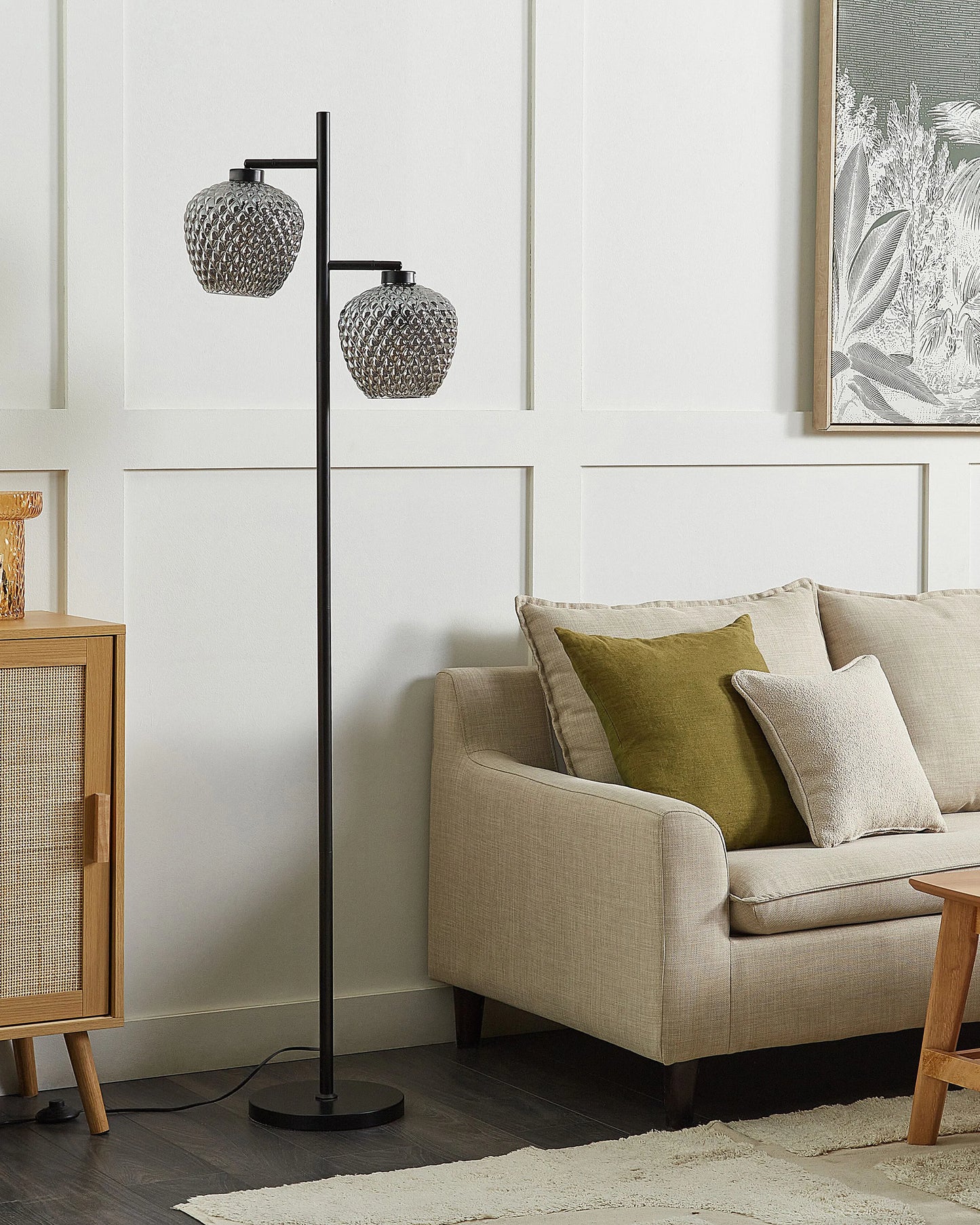  Floor Lamp SHERRY Metal Black