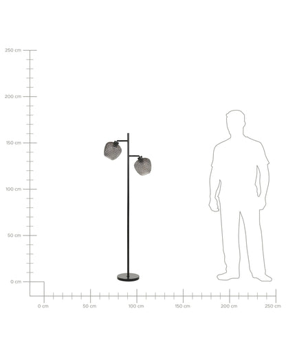  Floor Lamp SHERRY Metal Black
