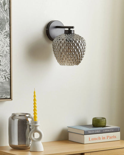  Wall Lamp SHERRY Metal Grey