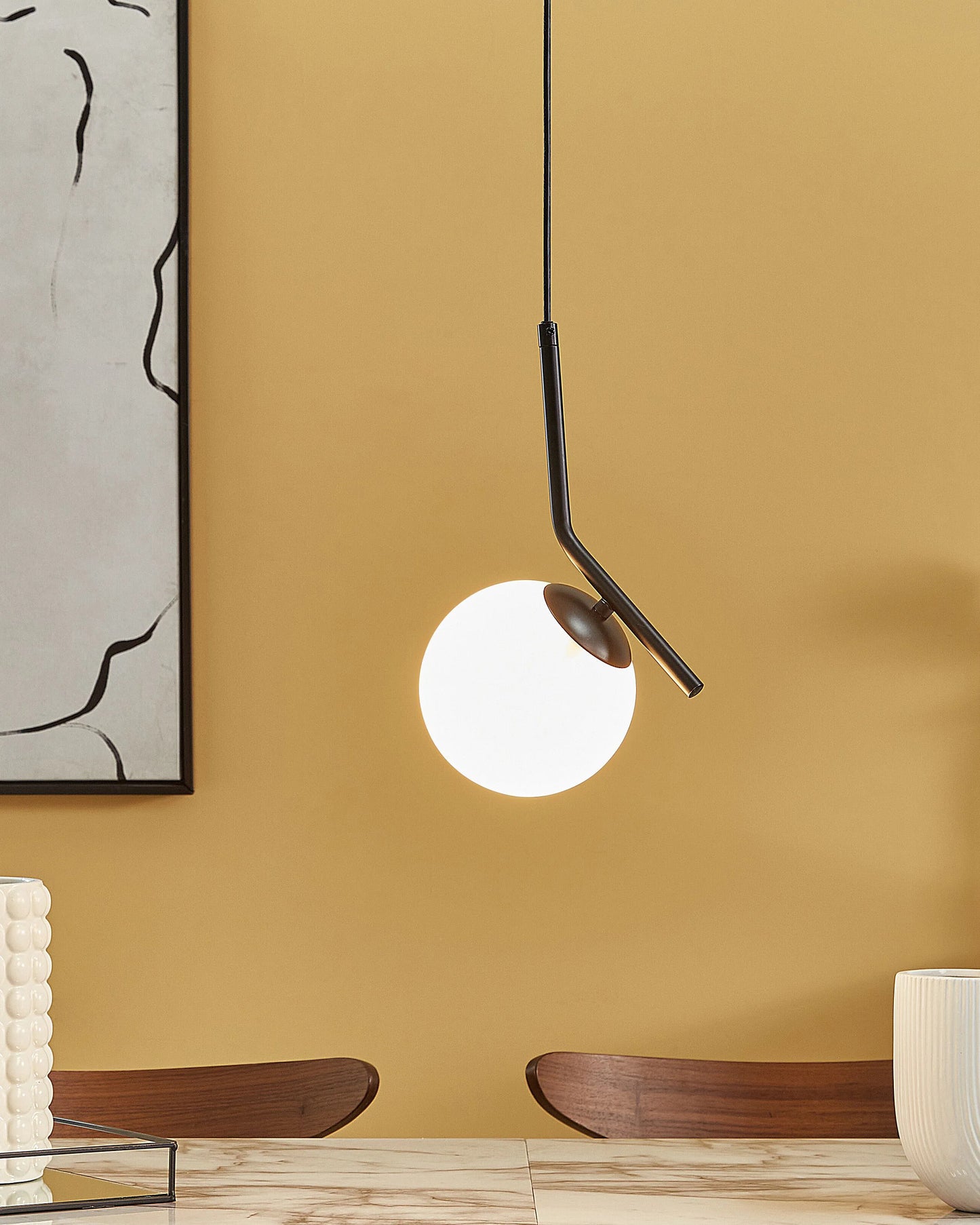  Pendant Lamp WAPITI Glass Black