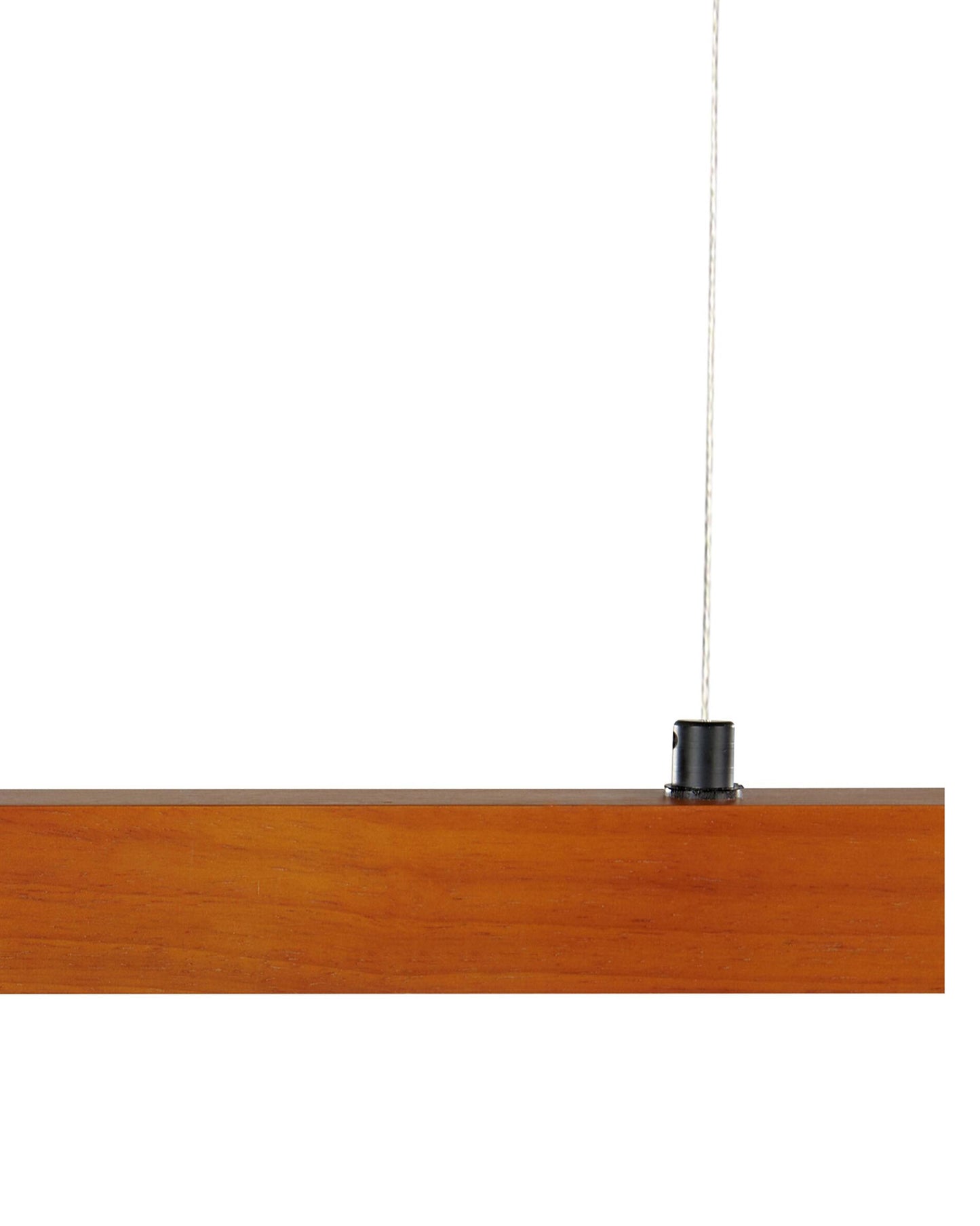  LED Pendant Lamp STEWARTS Oak Wood Dark Brown