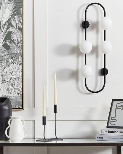  Wall Lamp YANGO Metal Black