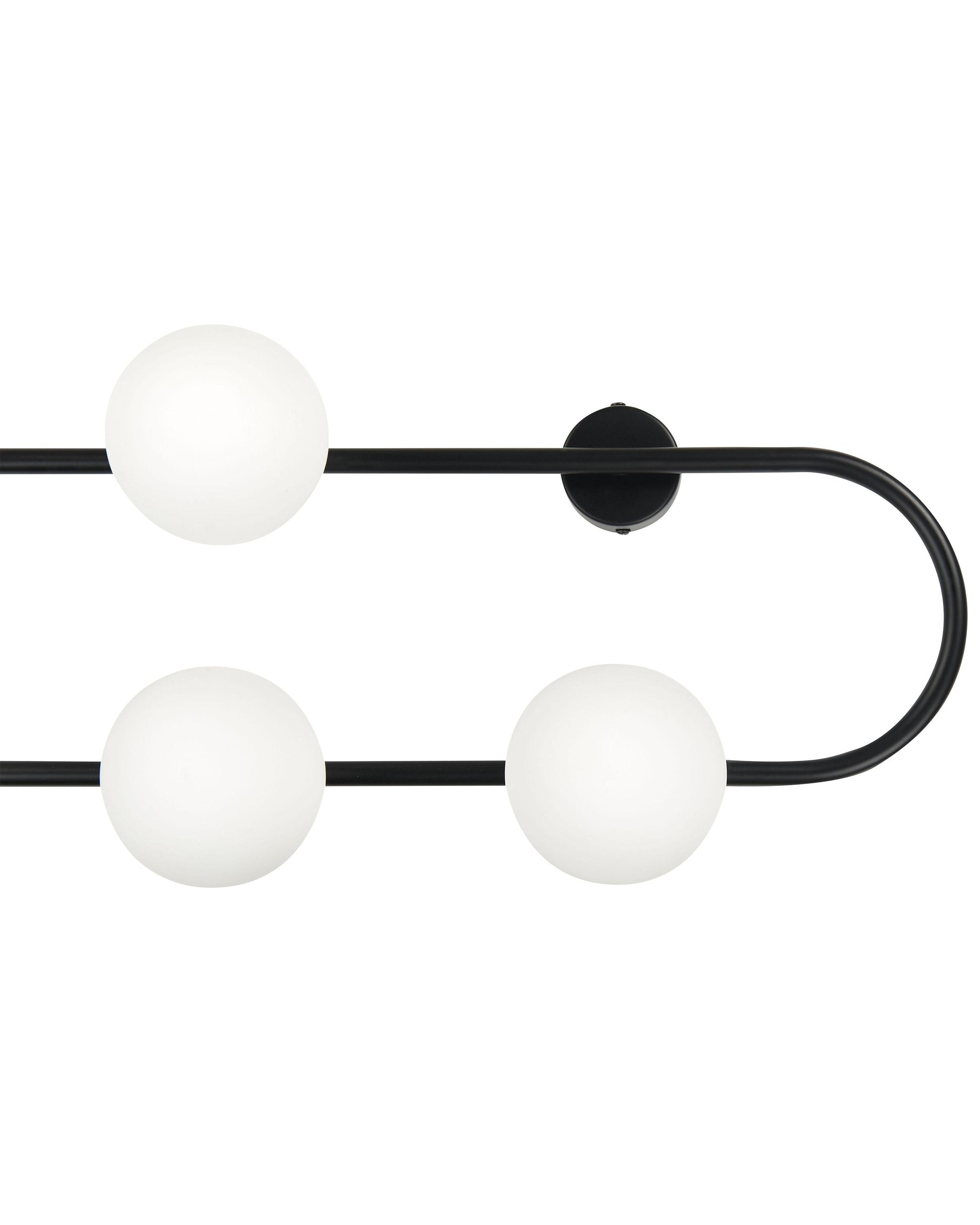  Wall Lamp YANGO Metal Black