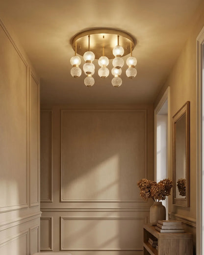 Ceiling Lamp YOWAKA Metal Gold