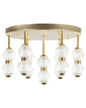  Ceiling Lamp YOWAKA Metal Gold