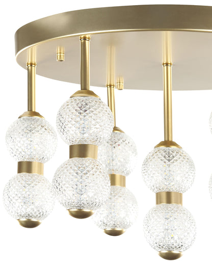  Ceiling Lamp YOWAKA Metal Gold