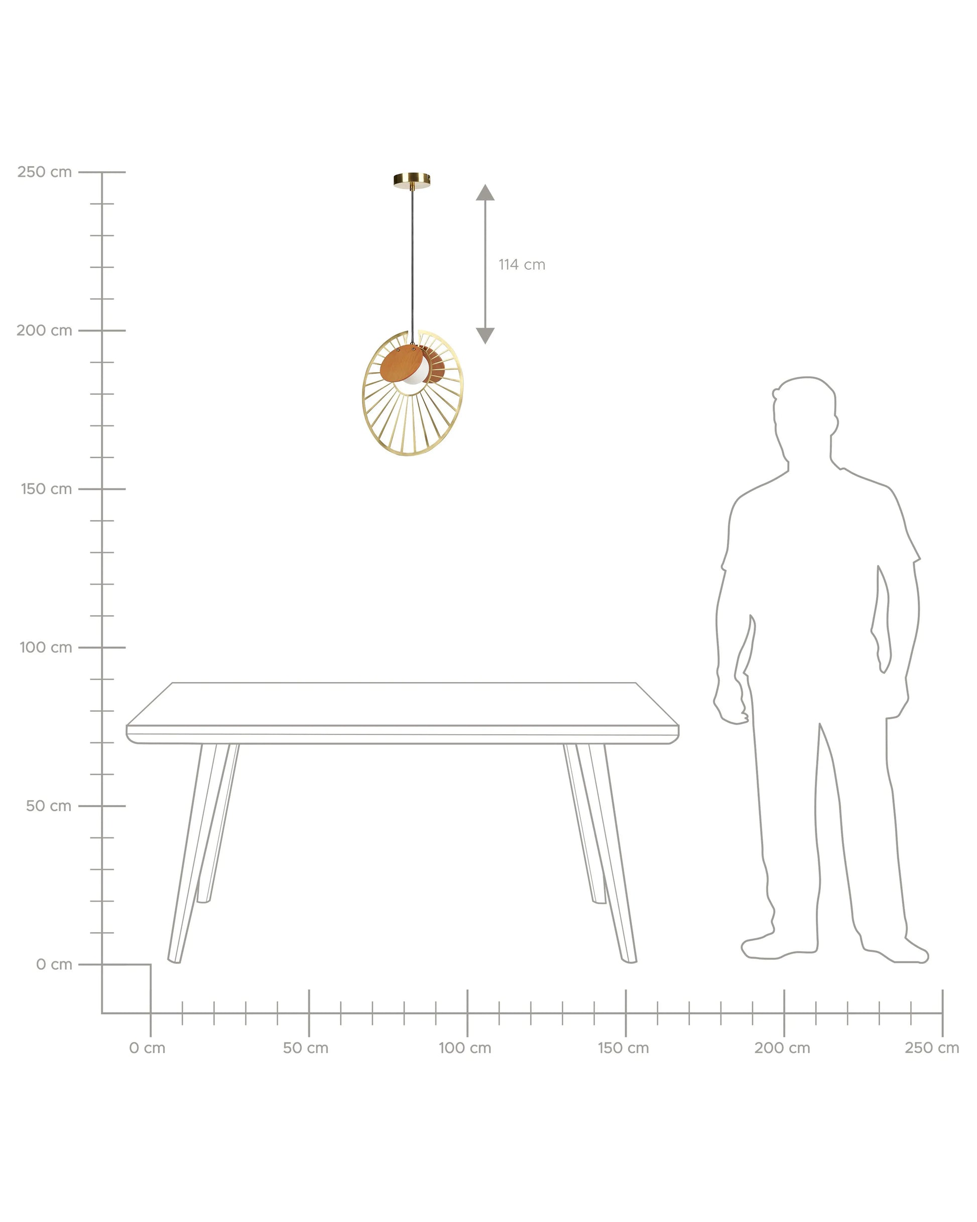  Pendant Lamp BARGO Metal Gold