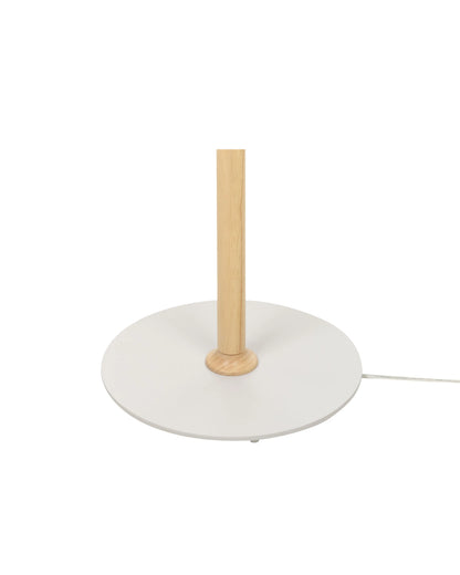  Floor Lamp MOPPY Oak Wood White