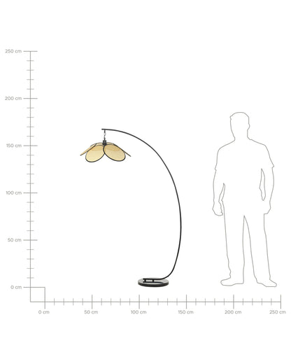  Floor Lamp MERRICA Metal Black