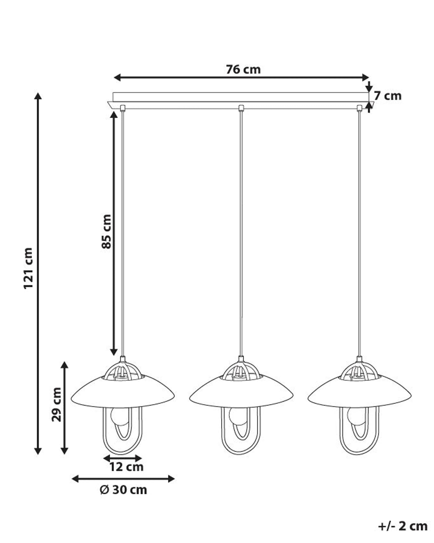  Pendant Lamp NATTAI Metal White