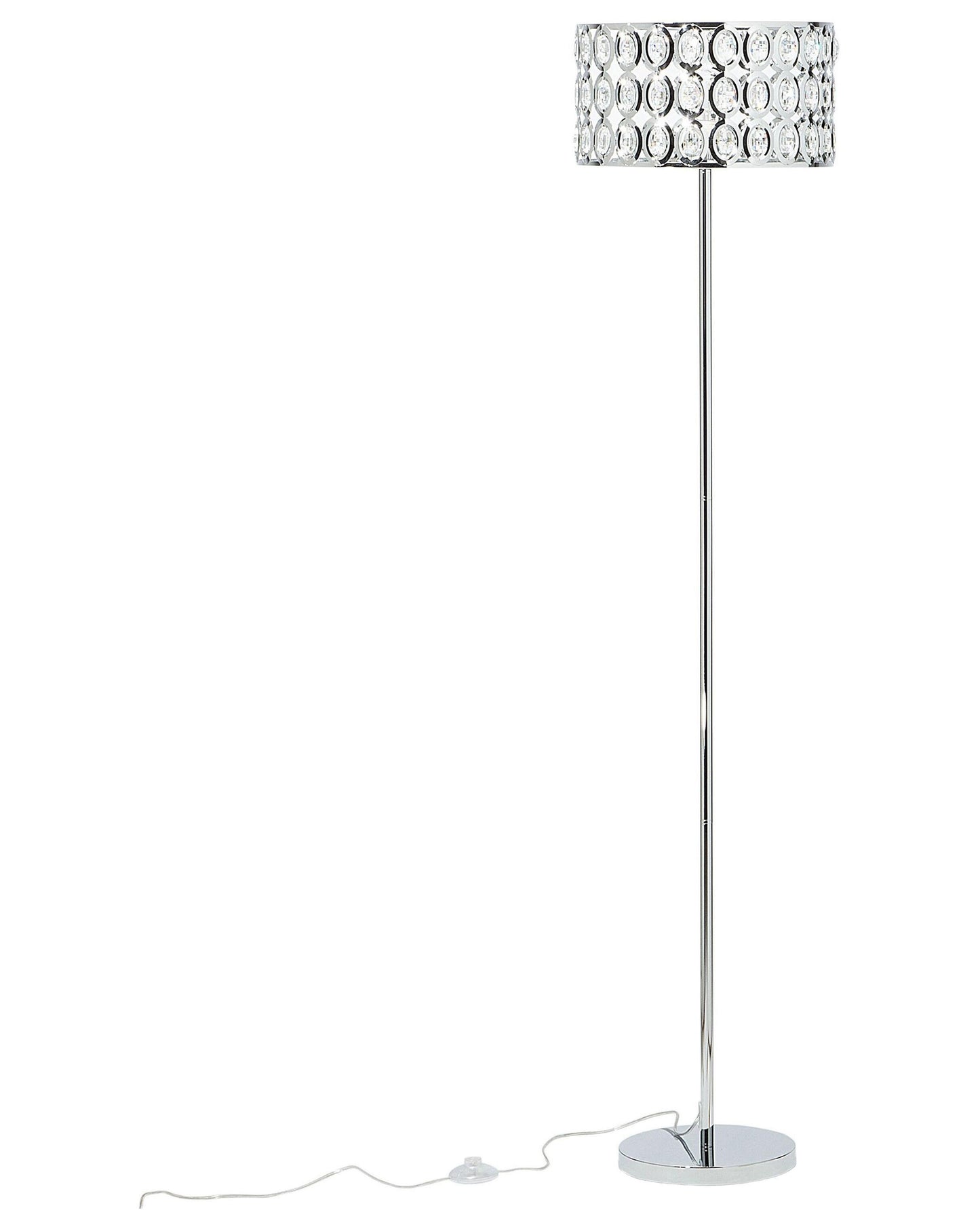  Floor Lamp TENNA Crystal Silver