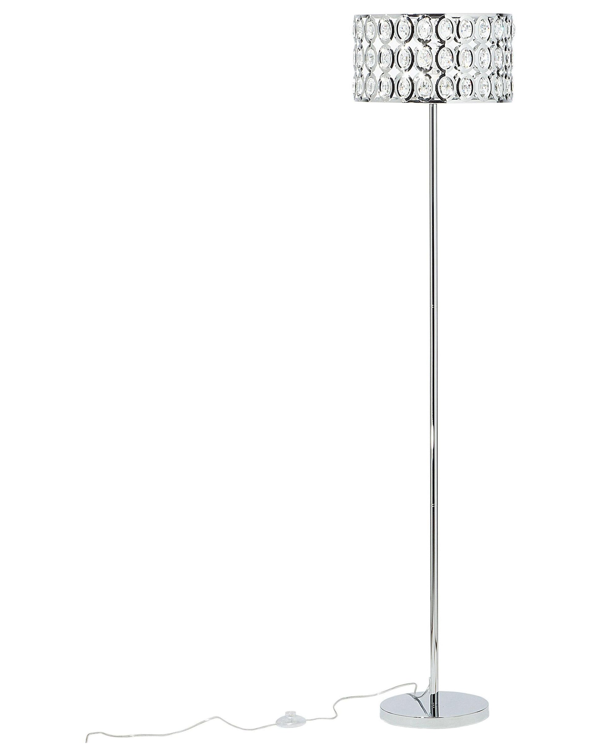  Floor Lamp TENNA Crystal Silver