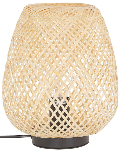  Table Lamp BOMU Bamboo Wood Light Brown