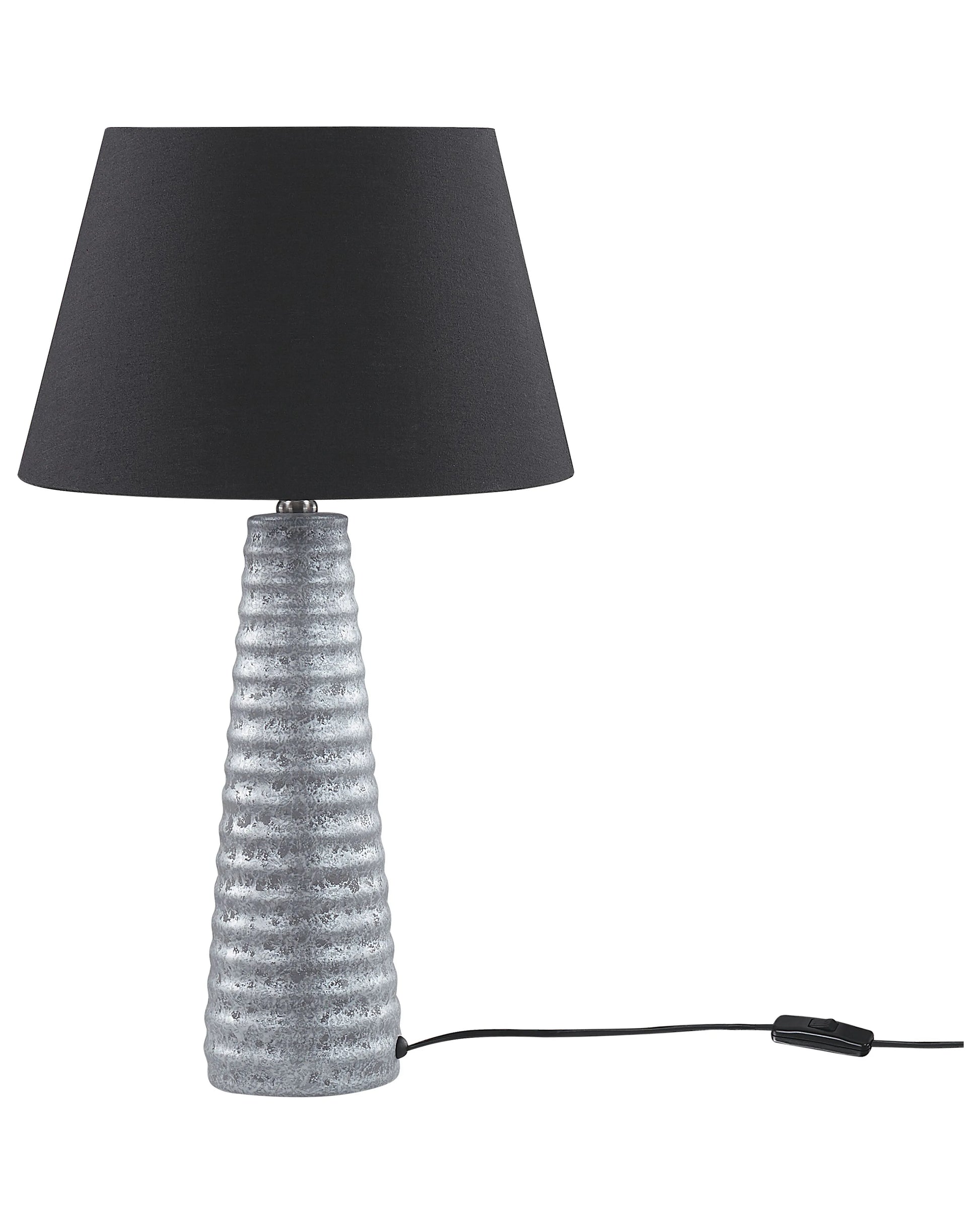 Table Lamp VILNIA Ceramic Silver